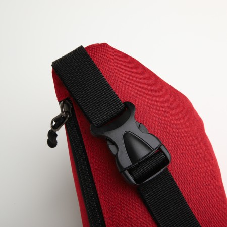 Waist bag, 23*8*11 cm, lightning department, 2 n/pocket, red-4