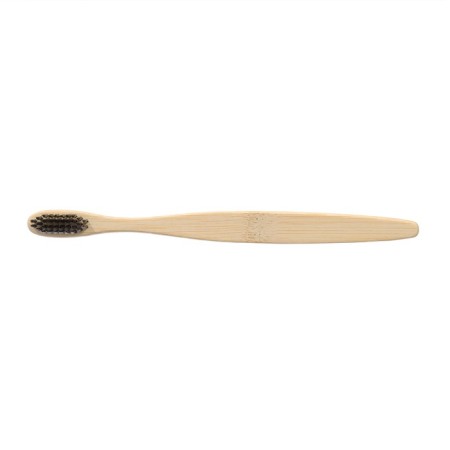 Bamboo dental brush in the box, black-3