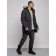 Extensive male winter park, size 58, black color