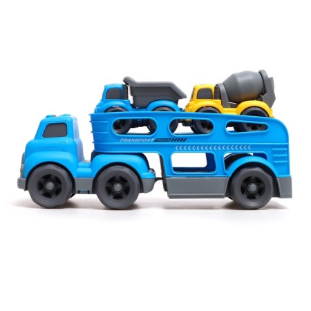 Truck truck, with 2 machines, light and sound effects-1