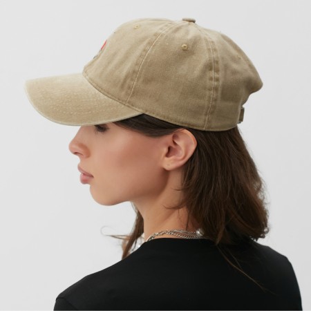 Women's cap "rose" Minaku, col. Beige, river 58-1