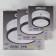 Lamp of the Citilux “BASIC” CL738121N, 23x23 cm, 1x18W, LED, white color
