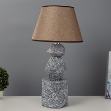 Board lamp Stone E14 40W gray 30x30x58 cm Risalux
