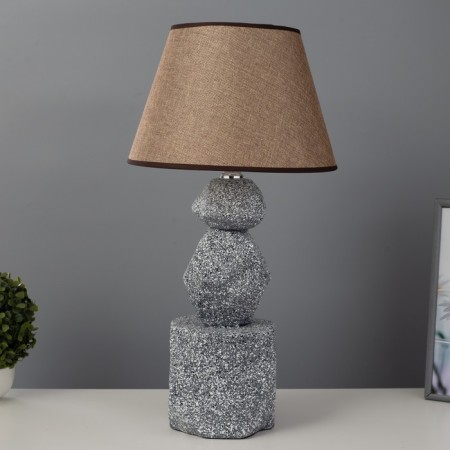 Board lamp Stone E14 40W gray 30x30x58 cm Risalux