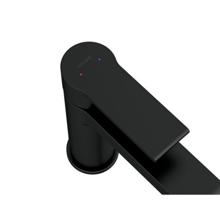 Cersanit Brasko Black A63107 shell mixer, drain set, black-2