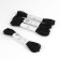 Hells hats, 2 mm, 7 ± 0.5 m, 4 pcs, black color
