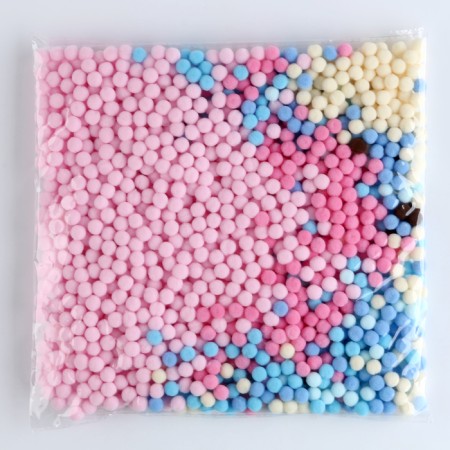 Application with pompom "Mermaid" Size - 30 × 30 cm, glue 30 ml-3