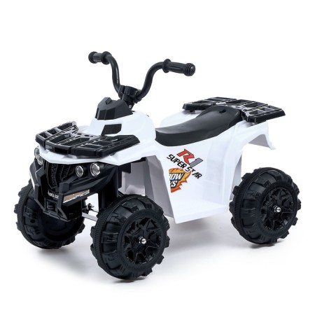 Electric car "Quadrik", white color