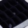 Organizer for storing linen of the Dolyan "Wave", 18 cells, 35 × 30 × 12 cm, blue color blue