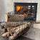 Basket for firewood, 40 × 26.5 × 41.5 cm, metal, black