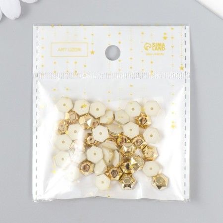Decor for creativity plastic "Spikes. Multicarrier" set 40 pcs 0.8x0.8x0.4 cm-3