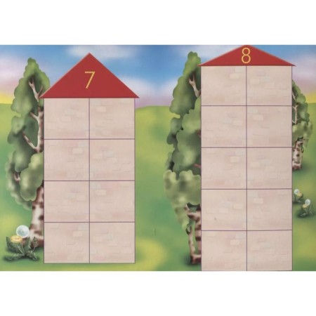 Board game "Numeric houses"-1