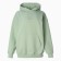 Women's sweatshirt was laid down, the color of the light green, size 44 (s)