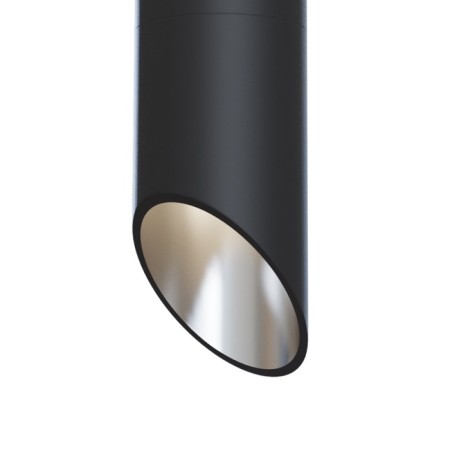 Technical C025CL-01B, GU10, 1x50 W, 67x67x230 mm, black lamp-1