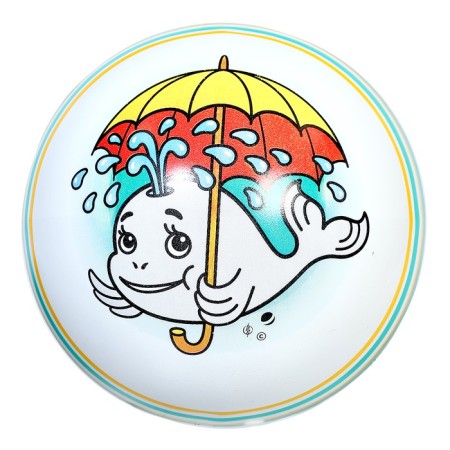 Ball, diameter 15 cm, color mix-10