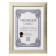 Photo frame plastic A4 "Sandless thread" champagne 33.7x25 cm
