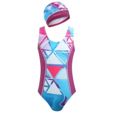 Swimsuit for girls + hat onlitop, p. 28, height 110 cm, girth 46-52 cm
