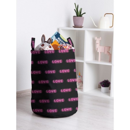 Toy basket "Love, size 35x50 cm