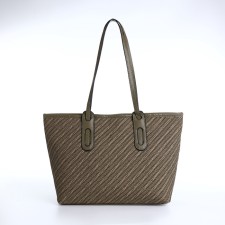 Women's bag with lightning, medium size, green color