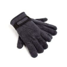 Women's gloves minku, two -layer, col. Gray, rr 24 cm