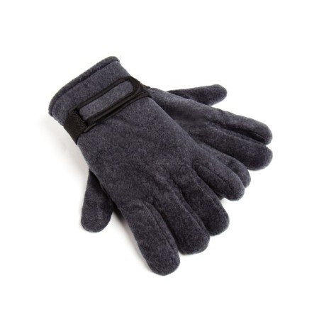 Women's gloves minku, two -layer, col. Gray, rr 24 cm