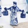 Set for spices "Lady with a rocker", 5 × 13 × 20 cm, gzhel