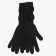 Female gloves, black color, size 18