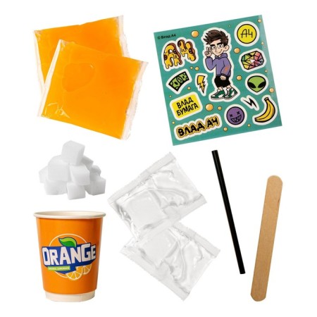 Toy for children model "Slime laboratory Prane Vlad A4" "Sodes of Orange"-1