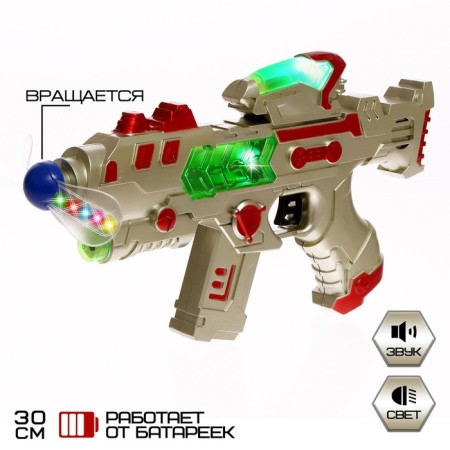 The Legion automaton, with a rotating element, light and sound effects, works from batteries, mixtures