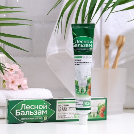 Toothpaste “against the bleeding of gums”, with a bark of oak, 75 g