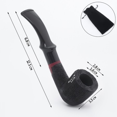 Cooling tube for tobacco "Commander premium", classic, 12.5 x 3.5 cm