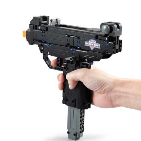 Designer weapon techno "Uzi Automatic", 359 parts, 6 bullets, shoots-2