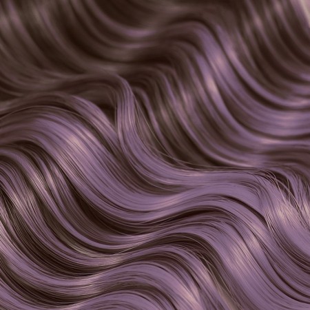 Hollywood Africolocons, 60 cm, 270 grams, dark-brown/light lilac HKB8V/T2403 color (Catherine)-2