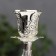 Summary Metal for 1 candle "Vine vine" silver 18.5x6x6 cm