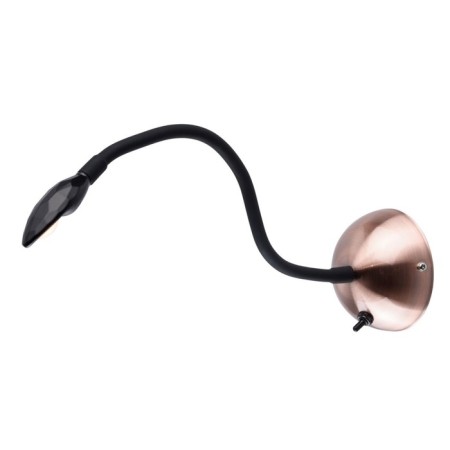 Bra "Zigen", 3W Led 3000k 240lm, black color, brass