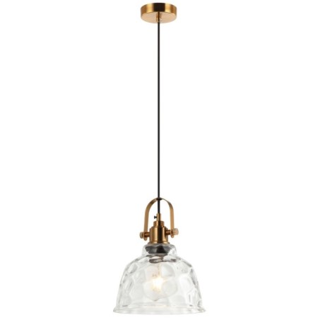 Suspension lamp Bell 1xe27 40W, size 20x20x25.5-150 cm, bronze color