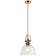 Suspension lamp Bell 1xe27 40W, size 20x20x25.5-150 cm, bronze color