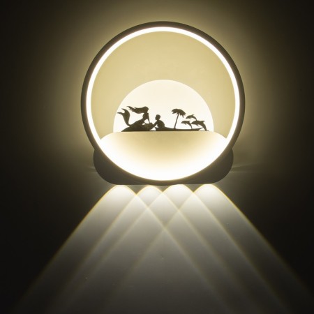 Bra "Mermaid" LED 4000K 10W white 24x24x6cm-2