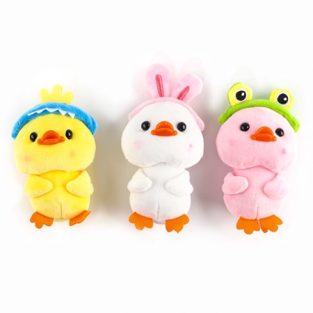 Soft toy "Duck" in a ZIP package, Mix color-3