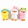 Soft toy "Duck" in a ZIP package, Mix color