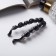 Hair Banana "Miley" chamomile, 10 cm, black
