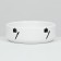 Ceramic bowl for rodents "black and white" 80 ml 8.5 x 3 cm