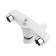 Soul mixer Zein Z3670, one-leaf, without a shower set, ABS plastic, white