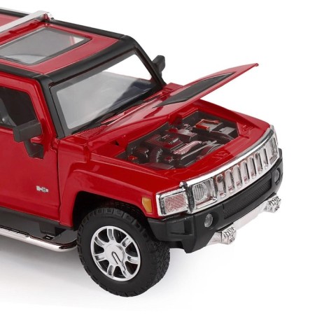 Metallic machine Hummer H3 1:24 DOSELS, HAPOT, FREE WHERE WORKS, Light and Sound Effects-4