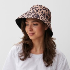 Panama Women Minaku Bilateral Print Leopard, Beige Color, Rr. 58