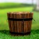 Kashpo wooden "Round shade" 10*10*10cm