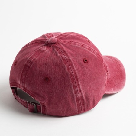 Baseball cap, burgundy color, size 56-58-2