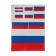 Car sticker, Russian flag, set 12 pcs