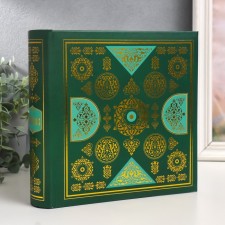 Photo album in 200 photos 10x15 cm, vinyl cover, boom sheets, books of the padishah pattern 