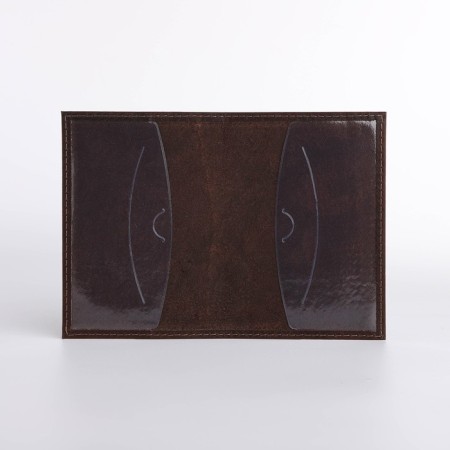 Passport cover, brown color-4
